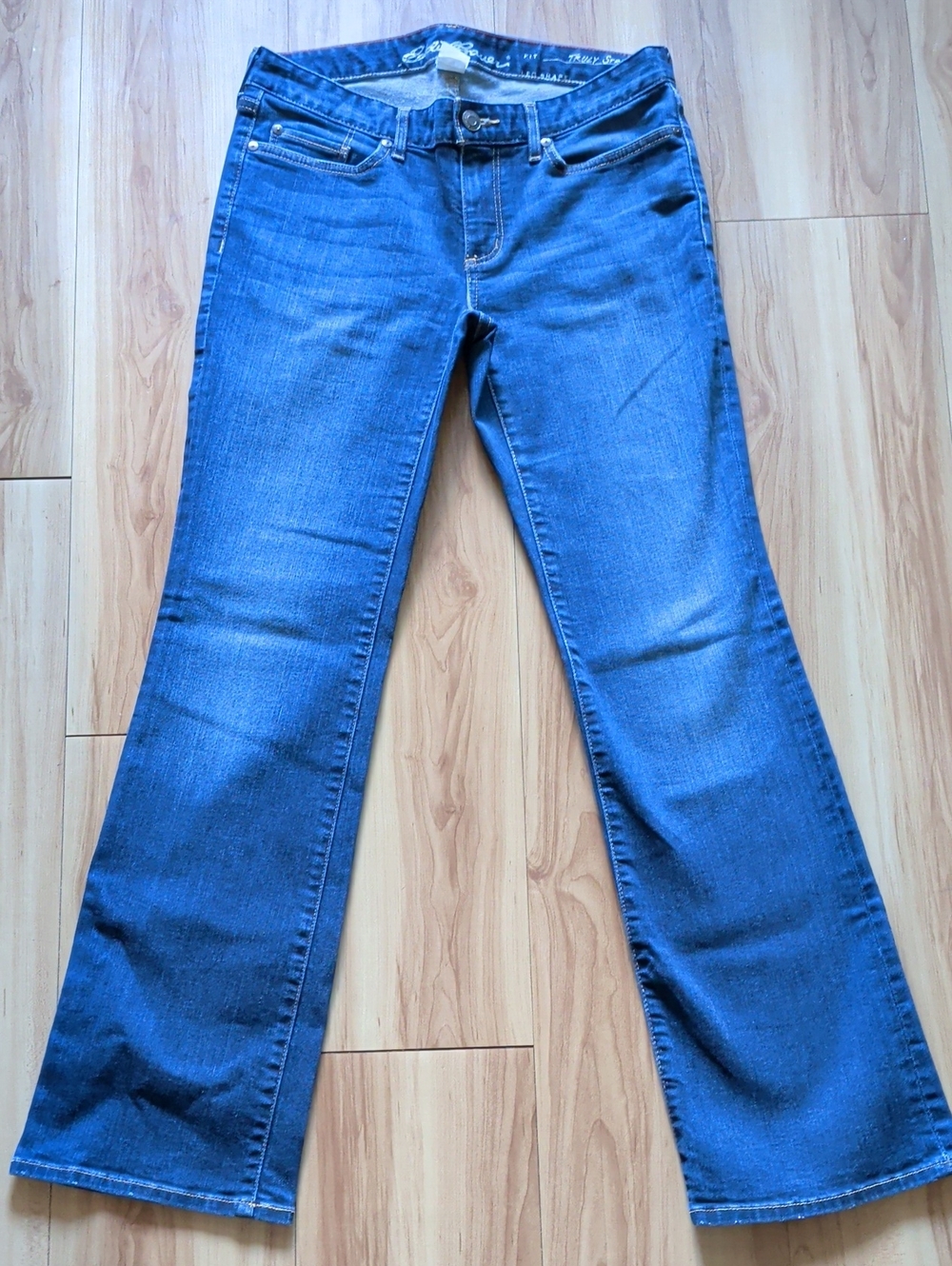 Women's Blue Denim Jeans - Classic Bootcut